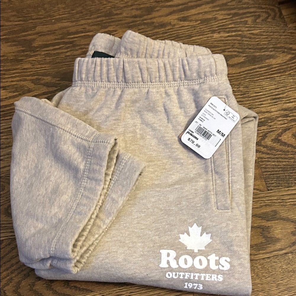 Roots Women Beige Joggers